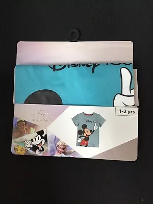 Buy Official Disney Micky Mouse Kids T Shirts Age 1-2,3-4,5-6,7-8 • 4.95£