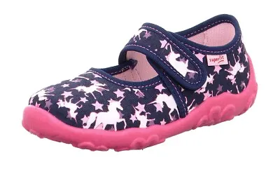 Buy Girls Superfit Bonny Unicorn Slippers - Blue/Pink Size UK 3/EU 36 RRP: £24.99 • 12.49£