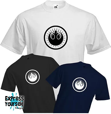 Buy STAR WARS NEW JEDI ORDER - T Shirt, Force Awakens, Badge, Logo , Gift, NEW • 9.99£