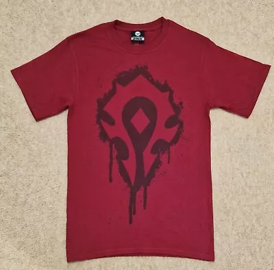 Buy World Of Warcraft Horde Crest T Shirt Size Small • 15£