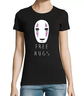 Buy Size XL - No Face Free Hugs Spirited Away Women's T-shirt • 1£