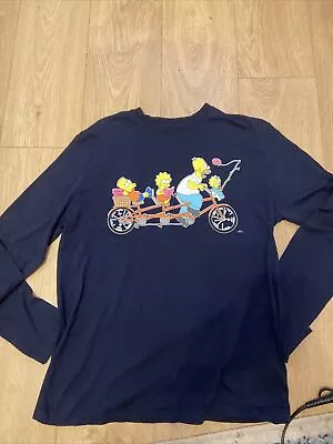 Buy The Simpsons Long Sleeved T-shirt Size L Exc Cond • 4£