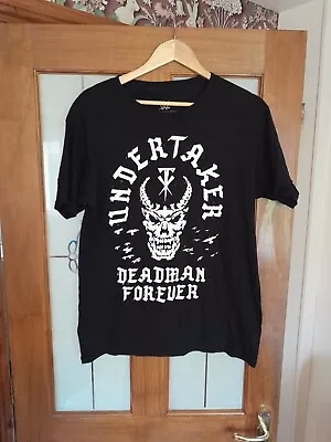 Buy WWE Undertaker Dead Man Forever T Shirt Size Medium Pre-owned Good • 12£
