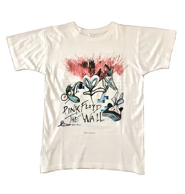 Buy Vintage 1982 Pink Floyd The Wall T-Shirt Size M 80s Rare Gerald Scarfe • 90£