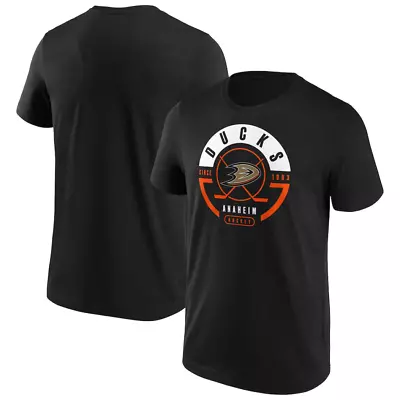 Buy Anaheim Ducks NHL T-Shirt Men's Block Party Black Top - New • 14.99£