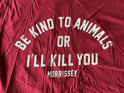 Buy Morrissey LARGE The Smiths Vegan Cure Indie • 3£