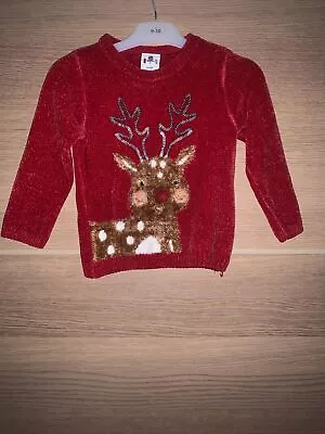 Buy Christmas Jumper Reindeer Age 3 4 Years George 🎄x • 4.49£