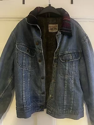 Buy Vintage Lee Storm Rider Denim Jacket (lined) Size S/M -Rare Item. • 75£
