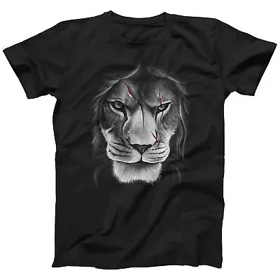 Buy Scarface Lion Head Graphic T-shirt For Men | Trendy Streetwear (S-5XL) • 12.99£