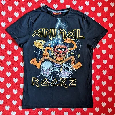 Buy The Muppets Animal Rockz Drummer T-shirt - Size M - Drums, Music, Rock 'n' Roll • 14.99£