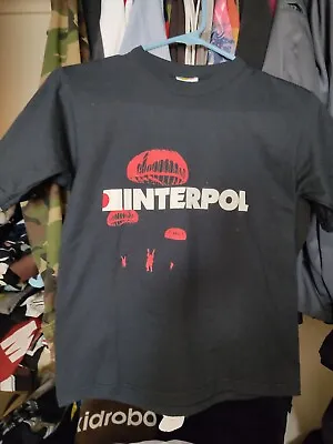 Buy Vintage VTG Interpol Parachutes Fruit Of The Loom Kids Size 10-12 Shirt Preowned • 38.70£