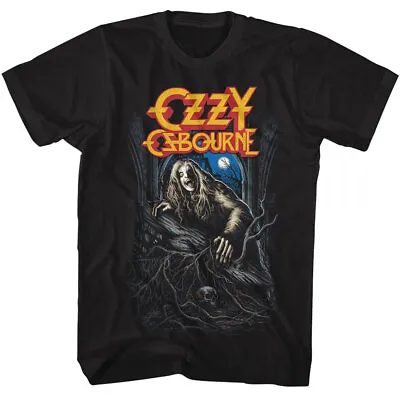 Buy Ozzy Osbourne Bark At The Moon Album Cover Men's T Shirt Metal Band Music Merch • 43.48£
