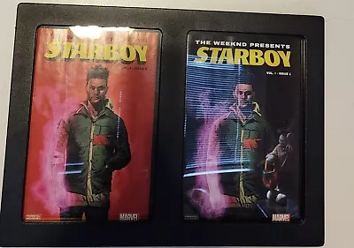 Buy The Weeknd Starboy Marvel Comics Black Red Editions Framed Rare 2017 XO Merch • 35.52£