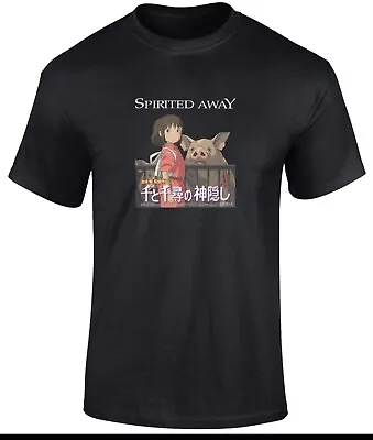 Buy Spirited Away T Shirt Anime S-5XL Japanese Culture Studio Ghibl Fantasy • 25£