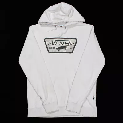 Buy VANS Skate Hoodie | Small | Sweatshirt Pullover Jumper Spell Out Vintage AS76 • 19.99£