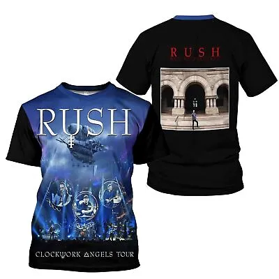 Buy Rush Rock Band Music T-Shirt, US Size S-5XL, Gift For Him • 18.94£