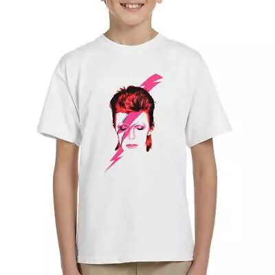 Buy All+Every David Bowie Aladdin Sane Lightning Bolt Kid's T-Shirt • 14.95£