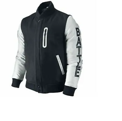 Buy Men's Designer Varsity Wool & Leather Sleeves Kobe Destroyer XXIV Battle Jacket • 89.99£