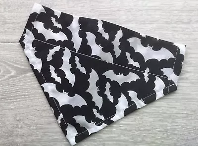 Buy Halloween Bat Design Fabric Handmade Dog Bandana/Scarf :Small/Med/Large • 4.99£