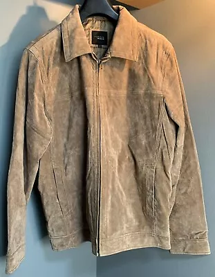 Buy Thomas Nash Debenhams Suede Type Leather Jacket Tanned • 18.95£