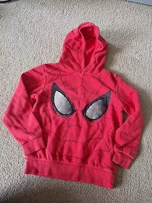 Buy H&M Size 6-8 Years Red Spiderman Jumper Hoodie Hooded • 4£