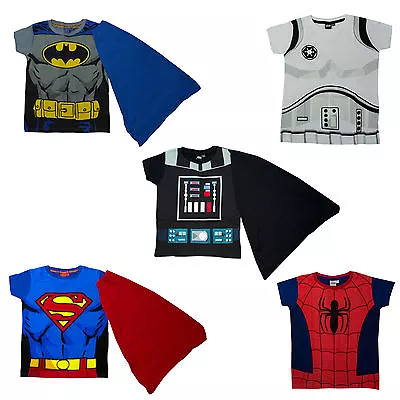 Buy Boys Disney & Marvel Superhero Action Movie Novelty T-Shirts • 5.99£