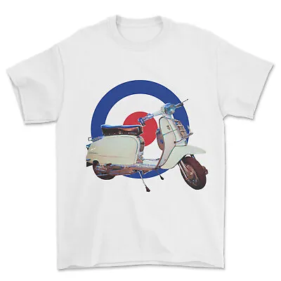 Buy MOD 60's Scooter Merch Target T-shirt. British Film, Music Culture Tshirt • 13.99£