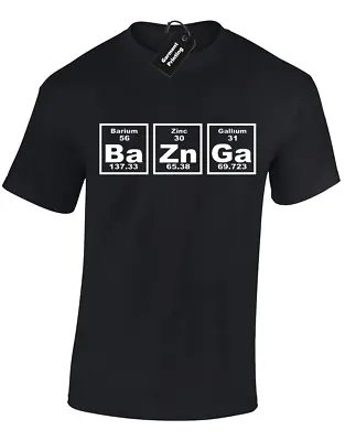 Buy Bazinga Periodic Table Mens T Shirt Big Bang Cooper Sheldon Theory Kitty S-5xl • 7.99£