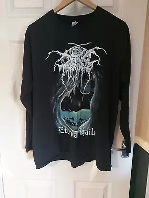 Buy Darkthrone Eternal Hails Album Long Sleeved T Shirt Szxl Double Sided • 25£