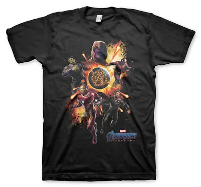 Buy The Avengers End Game Thanos Iron Man Hulk 2 Official Tee T-Shirt Mens • 20.56£