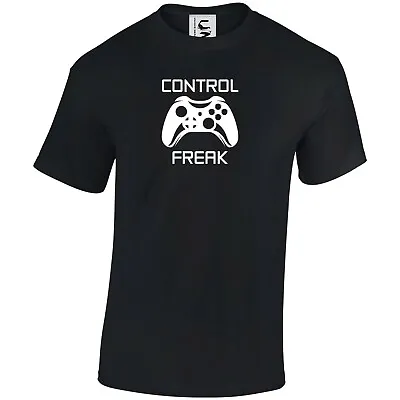 Buy Gamer Gaming T-shirt Funny Control Freak Console Top Adult Teen & Kids Sizes • 9.99£