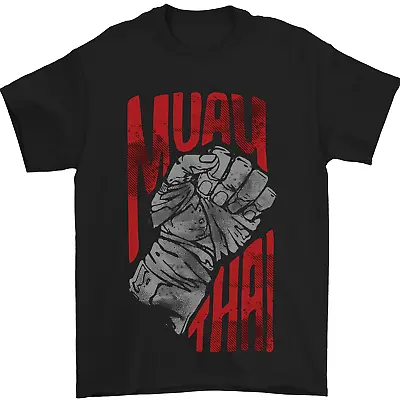 Buy Muay Thai Fighter Fist MMA Martial Arts Mens T-Shirt 100% Cotton • 7.99£