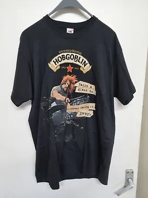 Buy Hobgoblin Full Volume Black Drummer Print Vtg T Shirt Size Xl Bnwot • 25£