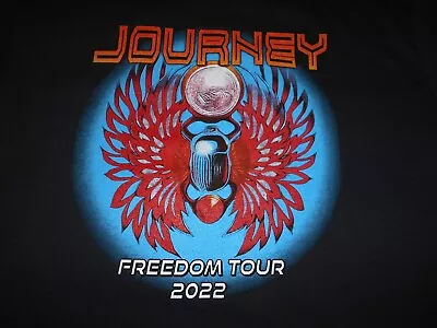 Buy * NEW * JOURNEY   Freedom Tour   T Shirt Black Size XL • 14.17£