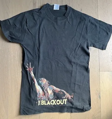 Buy The Blackout T Shirt Rare Rock Band Merch Tee Size Small Evil Dead Design • 15.75£