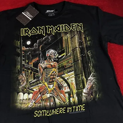 Buy Official Licensed T-Shirt Iron Maiden Somewhere In Time - Stamp Rockwear • 38.43£