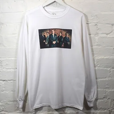 Buy Actual Fact The Sopranos Mobster Printed White Long Sleeved Tee T-shirt • 23£