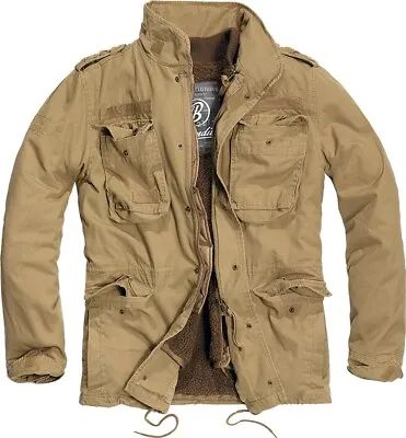 Buy Brandit Jacket Men's Jacket Military M-65 Giant Parka 2 IN 1 Jacket Camel • 124.73£