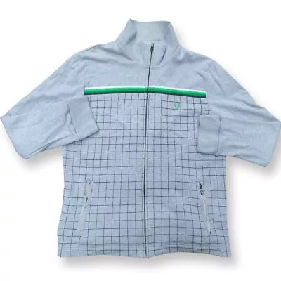 Buy BEN SHERMAN Checked Jacket Size XXL Green Stripe Full Zip Vgc • 15£