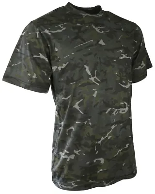 Buy Mens Military Camouflage Camo T Shirt Army Combat Hunting Top Desert MTP DPM UK • 8.95£
