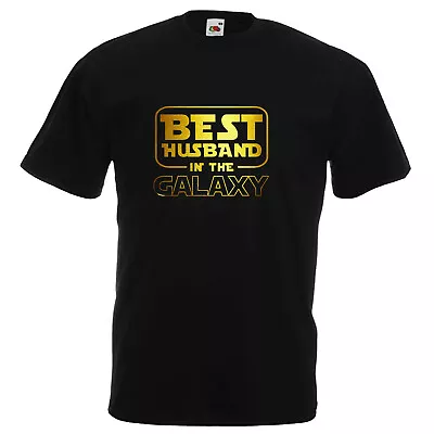 Buy Best HUSBAND In The GALAXY T-shirt Gift For Valentines Tshirt Birthday Present • 21.39£