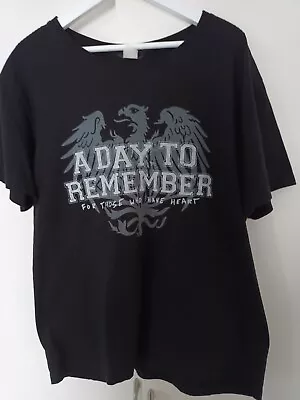 Buy A Day To Remember - For Those Who Have Heart T-shirt  Black Cotton Med/large • 18.50£