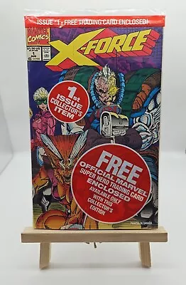 Buy X-Force #1: Sealed Polybag With Sunspot & Gideon Trading Card! Marvel Comics • 4.76£