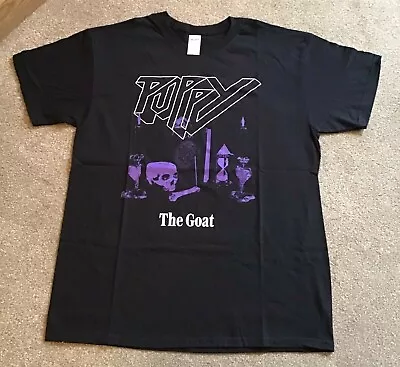 Buy Puppy The Goat Album Black Purple Tee Tshirt L Large Short Sleeve 44 Inch Chest • 19.95£
