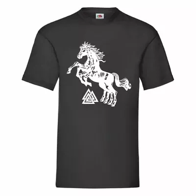 Buy Sleipnir Odins Horse Vikings T Shirt Small-2XL • 10.98£