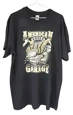 Buy Large Mens American Eagle Garage Black T-Shirt Gilden • 9.99£