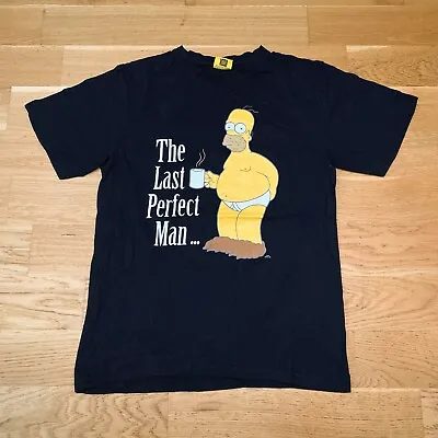 Buy The Simpsons Last Perfect Man T-Shirt S M Tee Homer Simpson Cartoon FOX 2011 Y2K • 7.69£