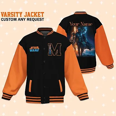 Buy Personalize Star Wars Mandalorian, Unisex Baseball Outfit, Varsity Jacket • 75.27£
