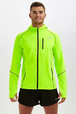Buy Men's Running Hoodie Jacket - Thermal Full Zip With Pockets & Thumbloops Free P& • 29.99£