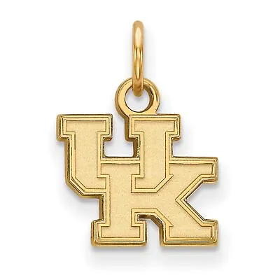 Buy University Of Kentucky Wildcats School Letters Logo Pendant Gold Plated Silver • 40.63£
